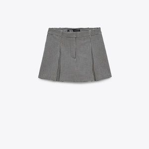 Zara Gingham Skort size L